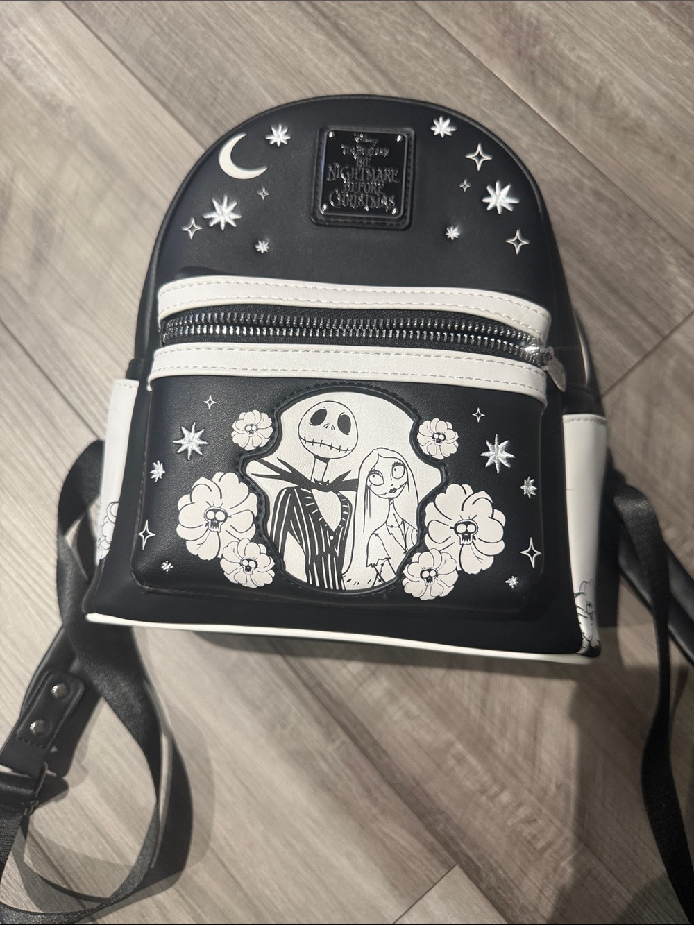Loungefly Black & White The Nightmare Before Christmas Mini Backpack